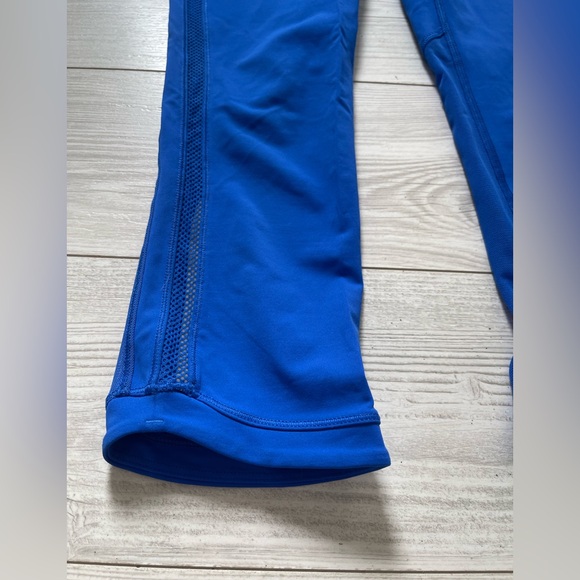 Lululemon Hit it 21" Crop Legging Cerulean Blue Women’s SZ 4 - Picture 4 of 9